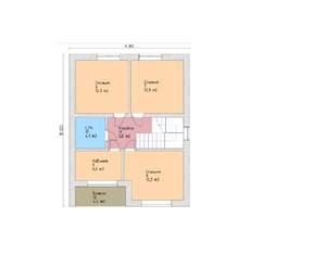 Дом 120м², 2-этажный, участок 9 сот.