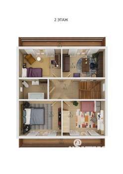 Дом 199м&sup2;, 2-этажный, участок 10 сот.  