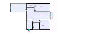 3-к квартира, вторичка, 59м2, 2/5 этаж