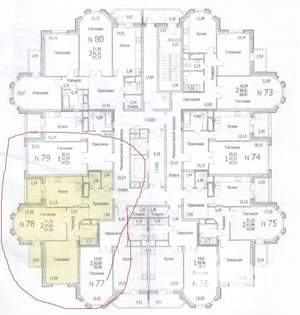 2-к квартира, вторичка, 64м2, 11/15 этаж