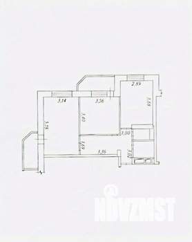 2-к квартира, вторичка, 57м2, 4/17 этаж