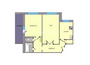 2-к квартира, вторичка, 52м2, 3/10 этаж