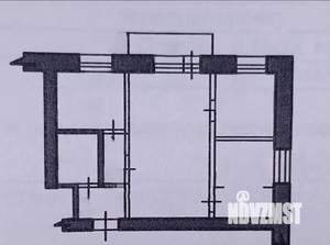 2-к квартира, вторичка, 43м2, 3/5 этаж