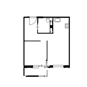 2-к квартира, вторичка, 43м2, 17/18 этаж