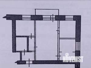 2-к квартира, вторичка, 43м2, 3/5 этаж