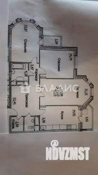 3-к квартира, вторичка, 92м2, 6/15 этаж