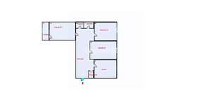 3-к квартира, вторичка, 65м2, 3/9 этаж