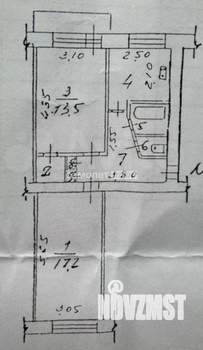 2-к квартира, вторичка, 45м2, 4/5 этаж