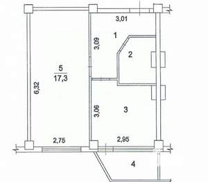 1-к квартира, вторичка, 35м2, 5/10 этаж