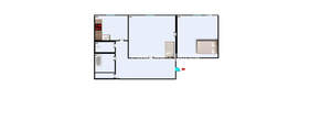 2-к квартира, вторичка, 54м2, 2/5 этаж