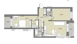 3-к квартира, вторичка, 77м2, 15/17 этаж