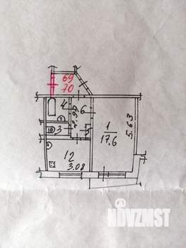 1-к квартира, вторичка, 33м2, 8/10 этаж