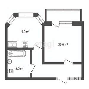 1-к квартира, вторичка, 36м2, 12/12 этаж