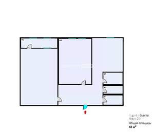 2-к квартира, вторичка, 48м2, 4/9 этаж