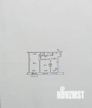 2-к квартира, вторичка, 60м2, 4/4 этаж