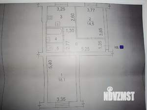 2-к квартира, вторичка, 57м2, 3/3 этаж